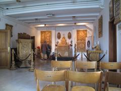 Interior of the Cave Church in Budapest, located on Gellert Hill