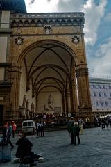 View WNW on Loggia dei Lanzi in Florence