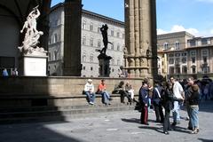 The Loggia dei Lanzi in Florence, Italy