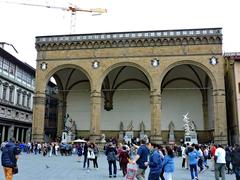 Loggia dei Lanzi at Piazza della Signoria in Florence