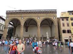 Loggia dei Lanzi in Piazza della Signoria, Florence