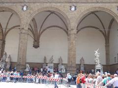 Loggia dei Lanzi in Rome on June 1, 2009