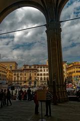 Loggia dei Lanzi in Piazza della Signoria, Florence