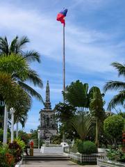 Site of the Battle of Mactan monument in the Philippines