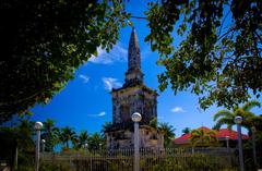 Magellan Shrine memorial tower at Punta Engaño, Mactan Island, Cebu