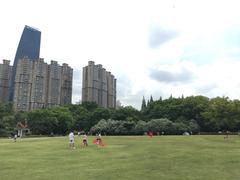 Zhongshan Park in Shanghai, China, June 2018