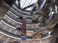 Atrium at Cloud Nine shopping mall in Shanghai, China