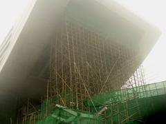 Construction on Peak Tower in Hong Kong, 2006