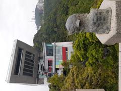 Chinese stone lion at Victoria Peak, Hong Kong