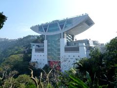 Peak Tower at Victoria Peak in Hong Kong