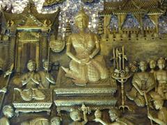 Wat Lok Molee Chiang Mai ancient temple scene