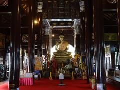 Interior of the viharn of Wat Lok Moli in Chiang Mai