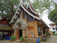 Shrine at Wat Lok Moli in Chiang Mai