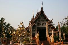 The Vihara or Main Prayer Hall of Wat Lok Molee in Chiang Mai