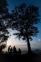 Doi Pui mountain view with lush greenery