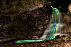 Creative landscape at waterfall in Doi Suthep National Park, Chiang Mai, Thailand