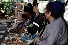 vendor at Doi Suthep selling goods