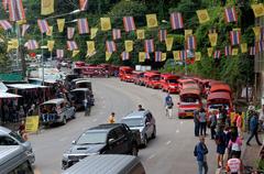 road below Wat Phrathat Doi Suthep monastery