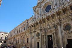 Lecce Santa Croce church facade in 2008