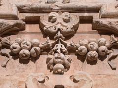 detailed decoration on Santa Croce church in Lecce