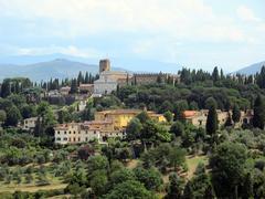 View from Forte Belvedere overlooking San Miniato in Florence