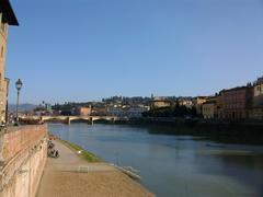 Arno River flowing through Florence