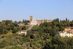 Bastione di San Giorgio in Florence with a view of San Miniato al Monte