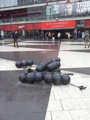 Carbon lock-in installation at Sergels torg by Bigert & Bergström