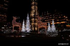 Christmas decoration at Sergels torg in Stockholm