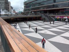 City square in Stockholm