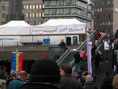 Henrik Alexandersson speaking at Sergels torg demonstration