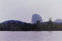 Phang Nga Bay with limestone karsts