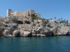 Peñíscola Castle viewed from the sea