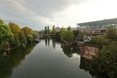 Ill river at Barrage Vauban in Strasbourg