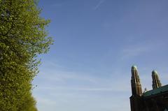 Tower of the Basilica of the Sacred Heart in Brussels