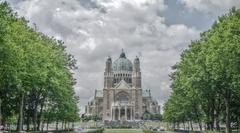 National Basilica of the Sacred Heart, architectural landmark in Brussels, Belgium