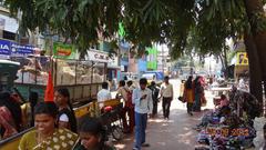 Major street in downtown Nagercoil