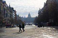 panoramic view of New Town Edinburgh with historical and classical architecture