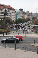 Prague city center view