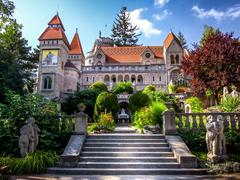 Bory Castle with surrounding greenery