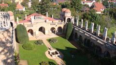 Castle of Love in Szekesfehervar, Hungary, view from tower