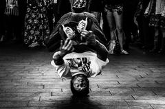 breakdancer on Leicester Square