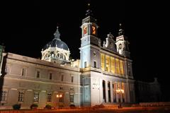 Plaza Mayor in Madrid with statues and historical buildings