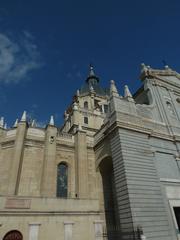 Madrid cityscape with historical buildings under blue sky