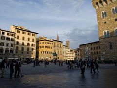 Panoramic view of Florence with the Cathedral of Santa Maria del Fiore and surrounding historic buildings