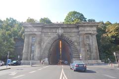 Eastern entrance of the tunnel at Clark Ádám Square, Budapest