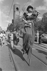 Protest of street artists in Amsterdam on September 15, 1979