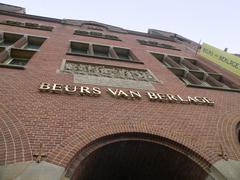 Beurs van Berlage in Amsterdam, a historic rijksmonument