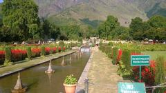 Top view of Shalimar Mughal Garden