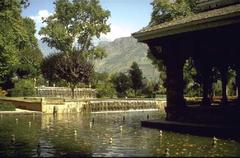 Shalimar Gardens in Kashmir, India